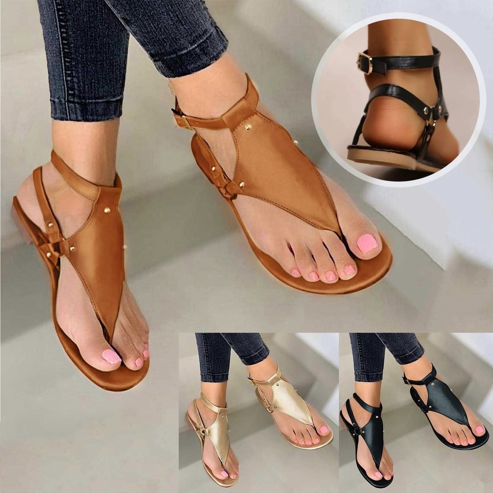 Noom Premium Flat Sandals F-16